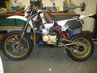 We're still not happy with the front mudguard
