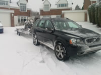 It snowed like mad the day it went to for the DVLA test